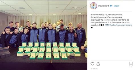 regalo rolex icardi|Icardi cuore d'oro, regala un Rolex a tutta l'Inter: «Grazie, senza .